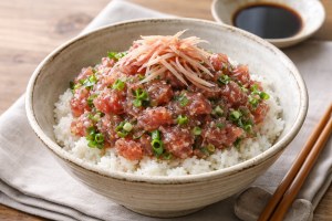 きょうの料理のレシピ・かつおをたたく丼