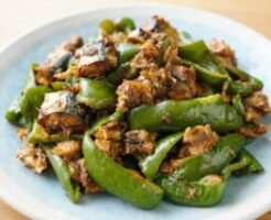 きょうの料理ビギナーズのレシピ・さば缶とピーマンのみそ炒め
