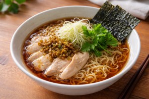 滝沢カレン&和田明日香のフィーリンきっちんのレシピ・しょうゆラーメン アレンジ