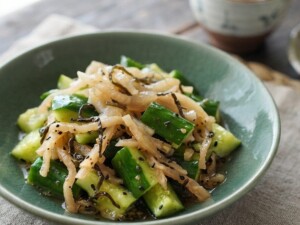 あさイチのレシピ・たたききゅうりの切り干し大根あえ