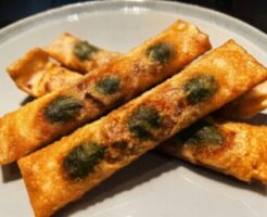 きょうの料理ビギナーズのレシピ・とうもろこしとえびの棒春巻