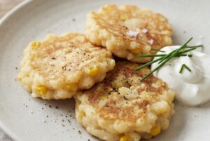食卓のひみつのレシピ・とうもろこしパンケーキ