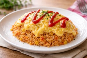 ゴー！ゴー！キッチン戦隊クックルンのレシピ・とろとろチーズオムライス