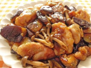 きょうの料理ビギナーズのレシピ・なすと鶏肉のみそ炒め