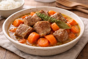 きょうの料理のレシピ・にんじんと豚肉煮込み