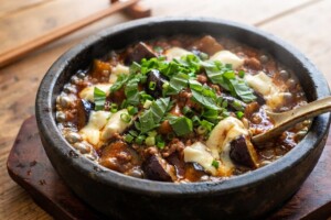 青空レストランのレシピ・イタリアン石焼麻婆茄子