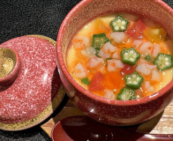 滝沢カレン&和田明日香のフィーリンきっちんのレシピ・エビオクラあんかけ茶碗蒸し