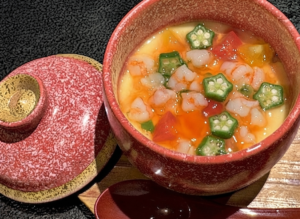 滝沢カレン&和田明日香のフィーリンきっちんのレシピ・エビオクラあんかけ茶碗蒸し