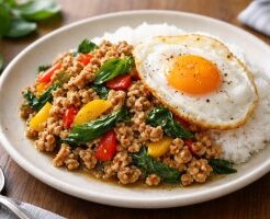 優香のサンデークッキングのレシピ・ガパオライス