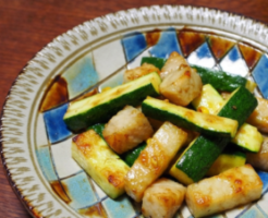 きょうの料理ビギナーズのレシピ・ズッキーニとかじきのアンチョビ炒め