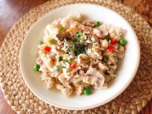 ノンストップのレシピ・チキンピラフ