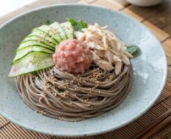 キューピー3分クッキングのレシピ・トマト氷のぶっかけそば