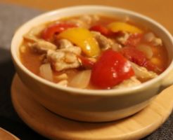 きょうの料理ビギナーズのレシピ・パプリカと鶏肉のスープ煮