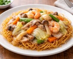 きょうの料理ビギナーズのレシピ・パリパリ麺のあんかけ焼きそば