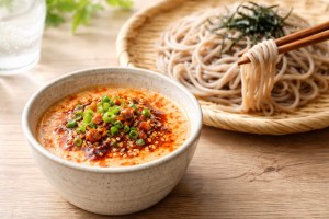 サタデープラスのレシピ・ピリ辛担々麺風そばつゆ