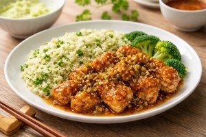 DAIGOも台所のレシピ・ユーリンチー＆ブロッコリーご飯