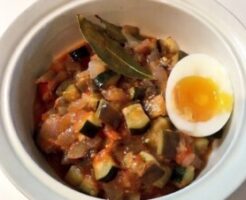 きょうの料理のレシピ・ラタトゥイユ半熟卵添え