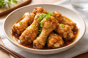 きょうの料理ビギナーズのレシピ・手羽元のヨーグルト甘辛煮