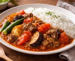 なないろ日和！のレシピ・無水トマトカレーライス