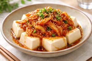 滝沢カレン&和田明日香のフィーリンきっちんのレシピ・簡単やみつきキムチ豆腐