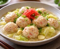 あさイチのレシピ・肉だんご