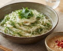 どさんこワイド179のレシピ・胡麻ツナだれそうめん