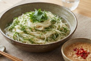 どさんこワイド179のレシピ・胡麻ツナだれそうめん