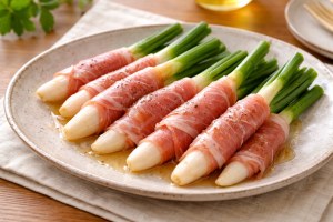 青空レストラン(満天☆青空レストラン)のレシピ・葉しょうがとはちみつの生ハム巻き