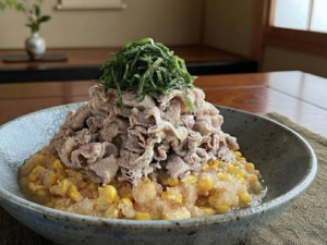 どさんこワイド179のレシピ・豚しゃぶのモロコシおろし