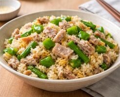 きょうの料理のレシピ・豚バラと野菜のしょうがご飯