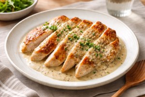 きょうの料理のレシピ・鶏むね肉のマスタードソース