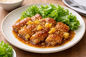 キューピー３分クッキングのレシピ・鶏肉のパイン焼き