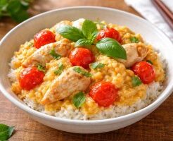 けるとめるのレシピ・おしゃれ洋風親子丼