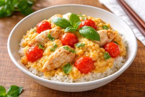 けるとめるのレシピ・おしゃれ洋風親子丼