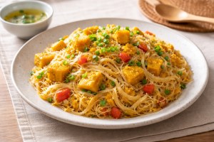 きょうの料理のレシピ・かぼちゃの焼きビーフン