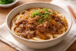 櫻井・有吉THE夜会のレシピ・がっつり肉うどん