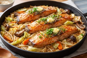 きょうの料理ビギナーズのレシピ・さけのちゃんちゃん焼き