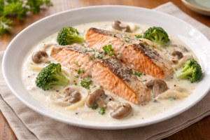 NHKきょうの料理ビギナーズのレシピ・さけのクリーム煮
