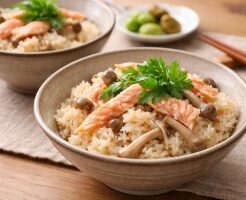 あさイチのレシピ・さけの釜めし風ごはん