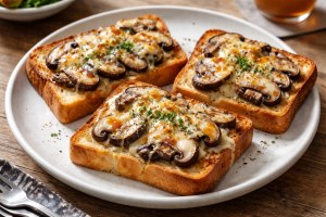 滝沢カレン&和田明日香のフィーリンきっちんのレシピ・しいたけピザ風トースト
