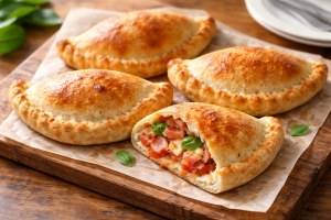 ゴー！ゴー！キッチン戦隊クックルンのレシピ・つつみ焼きピザ