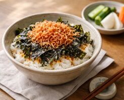 和田明日香とゆる宅飲みのレシピ・のり弁丼