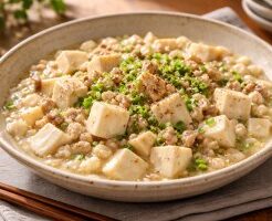 あさイチのレシピ・れんこんの塩マーボー豆腐