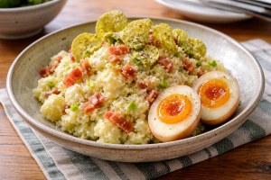 青空レストランのレシピ・わさびポテサラ
