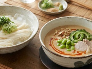 相葉マナブのレシピ・アーモンドバターだれそうめん