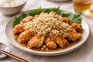 平野レミの早わざレシピ・カリカリ油淋鶏（ユーリンチー）