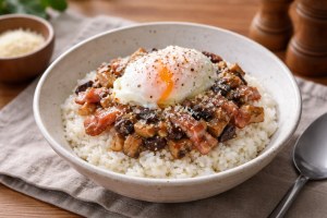 プレバトのレシピ・カルボナーラ風のせごはん