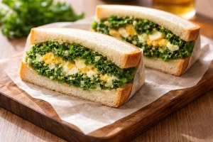 トリセツショーのレシピ・ケールサンドウィッチ