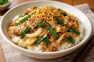 プレバトのレシピ・スタミナあんかけごはん