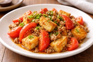 あさイチのレシピ・トマトと厚揚げ肉みそ炒め